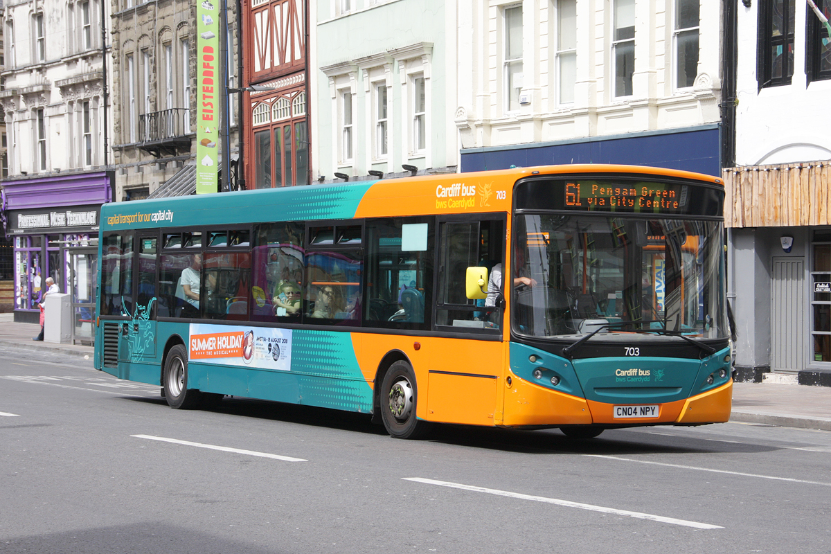Cardiff, TransBus Enviro 300 # 703