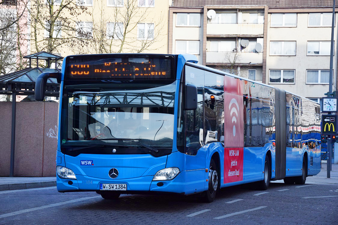 Wuppertal, Mercedes-Benz Citaro C2 G Nr. 1384