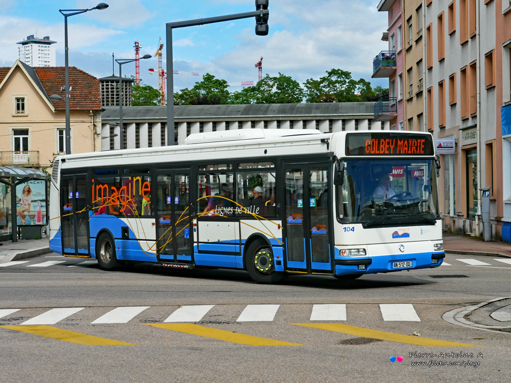 Эпиналь, Irisbus Agora S № 104