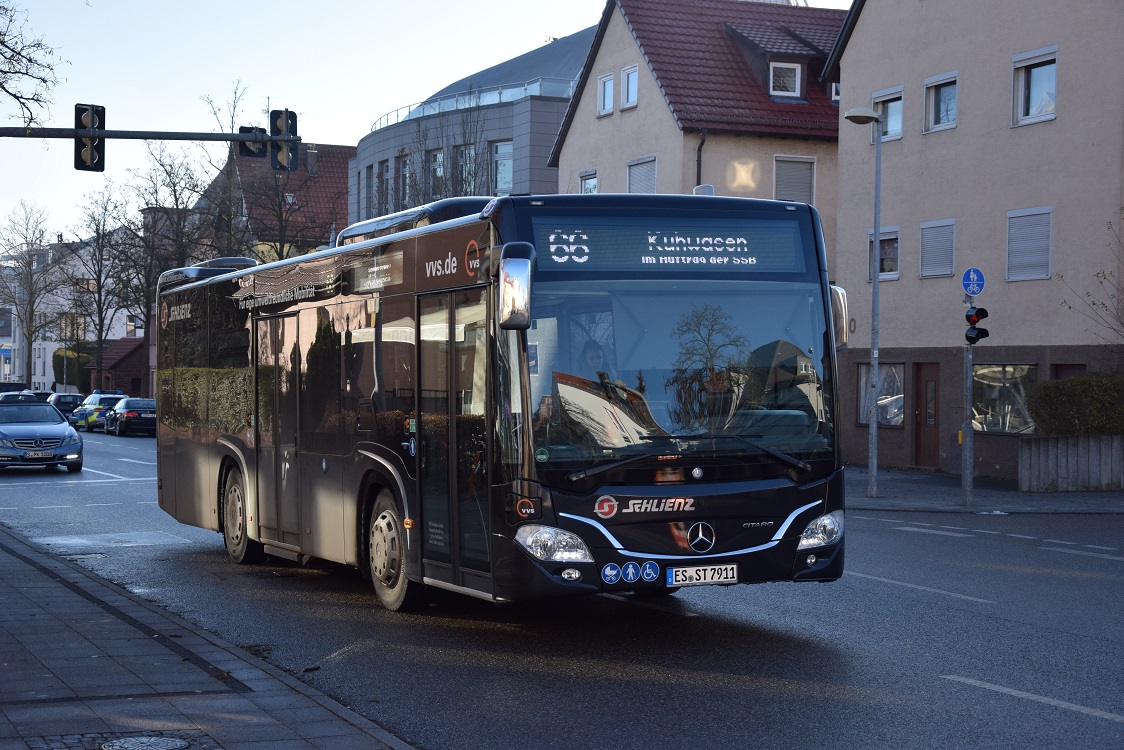 Esslingen am Neckar, Mercedes-Benz Citaro C2 K Hybrid # ES-ST 7911
