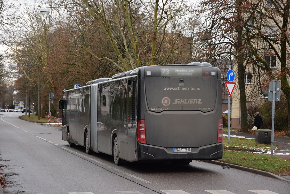 Esslingen am Neckar, Mercedes-Benz Citaro C2 G Hybrid # ES-ST 7958