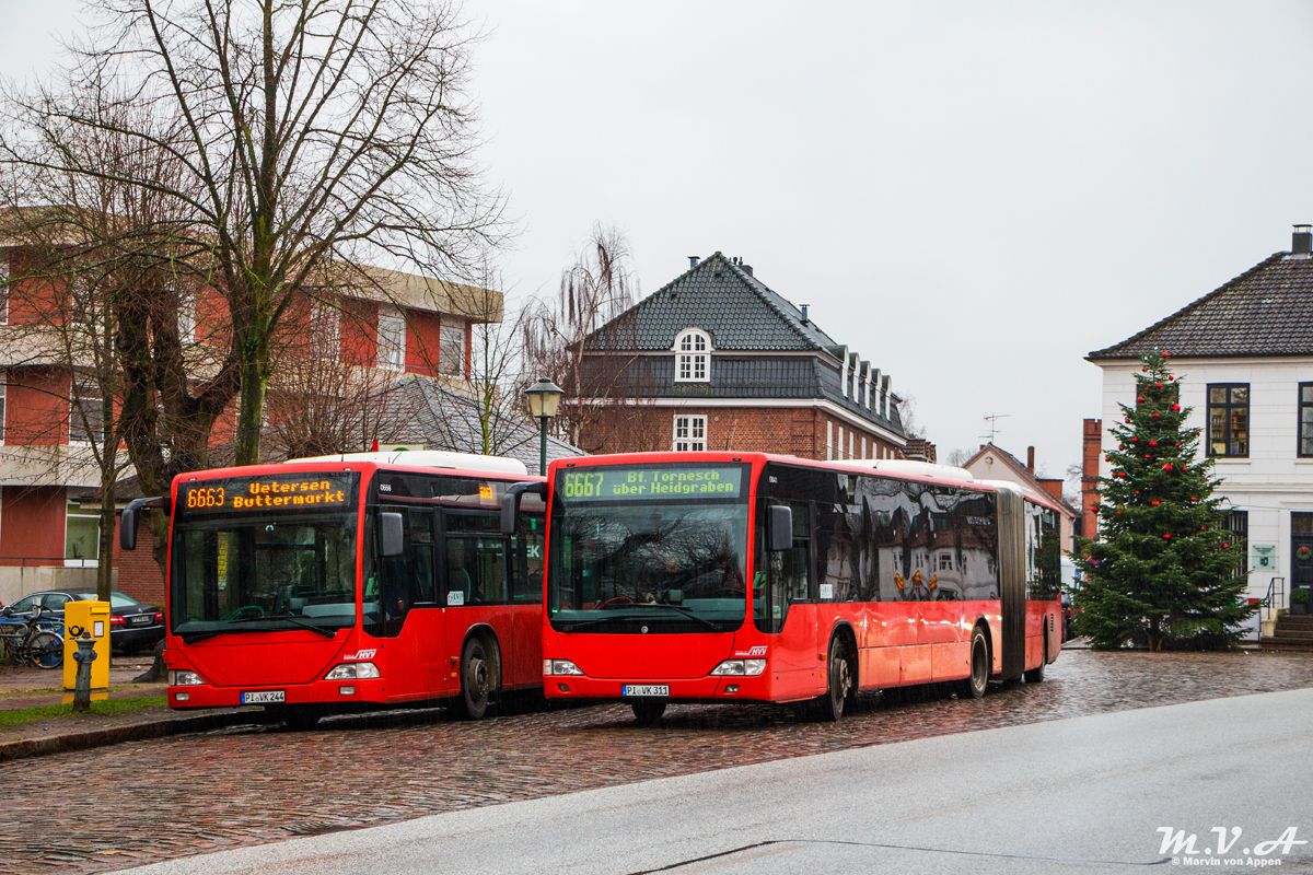 Пиннеберг, Mercedes-Benz O530 Citaro Facelift G № 0841; Пиннеберг, Mercedes-Benz O530 Citaro № 0666