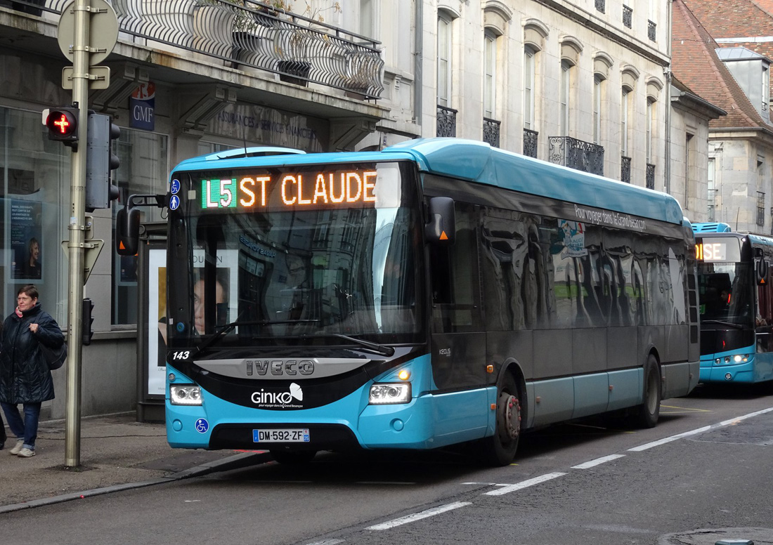 Besançon, IVECO Urbanway 12M BHNS # 143