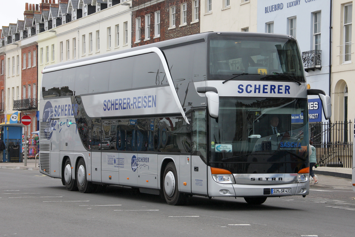 Simmern (Hunsrück), Setra S431DT No. SIM-SR 431