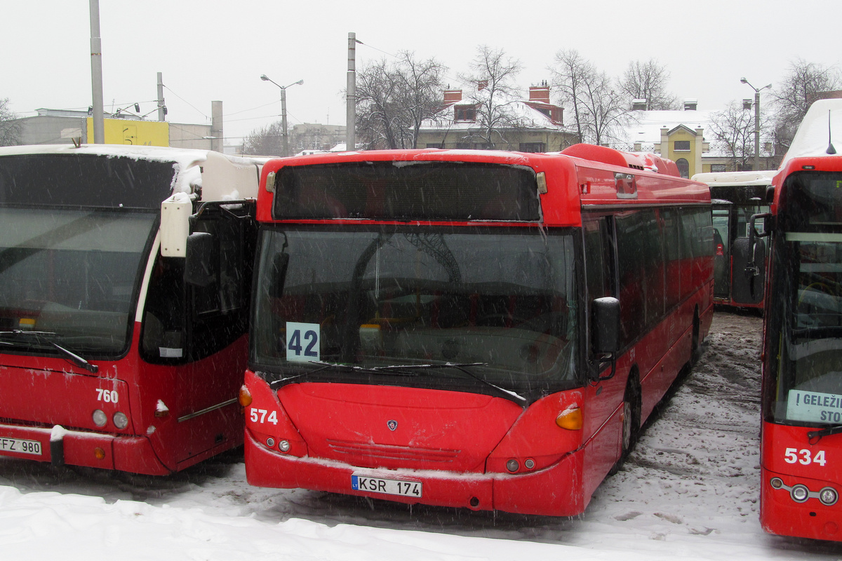 Kaunas, Scania OmniCity CN230UB 4x2EB № 574