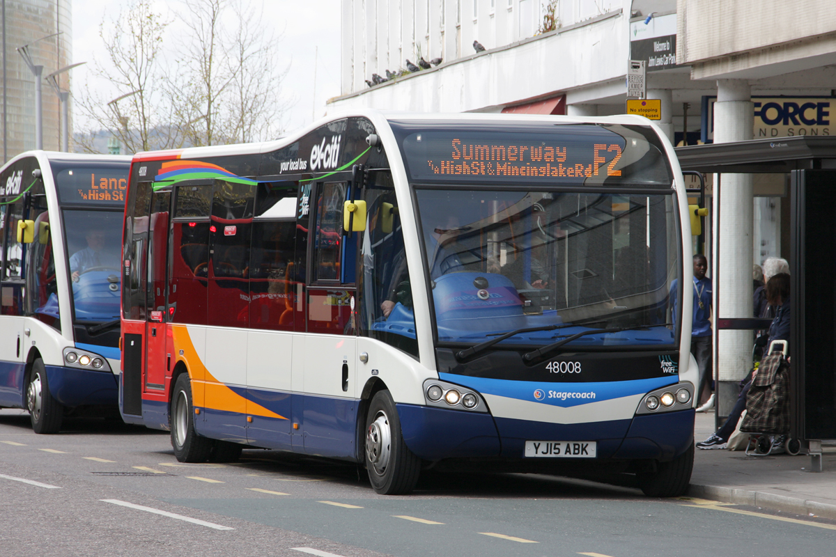 Exeter, Optare Solo SR # 48008