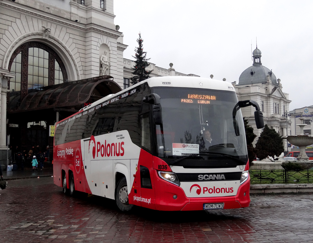 Warsaw, Scania Touring HD (Higer A80T) # I036
