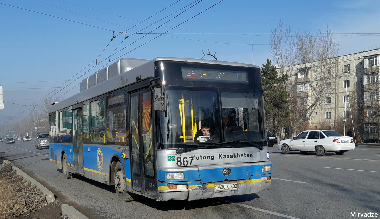 Almaty, Yutong-Kazakhstan ZK6118HGA č. 867