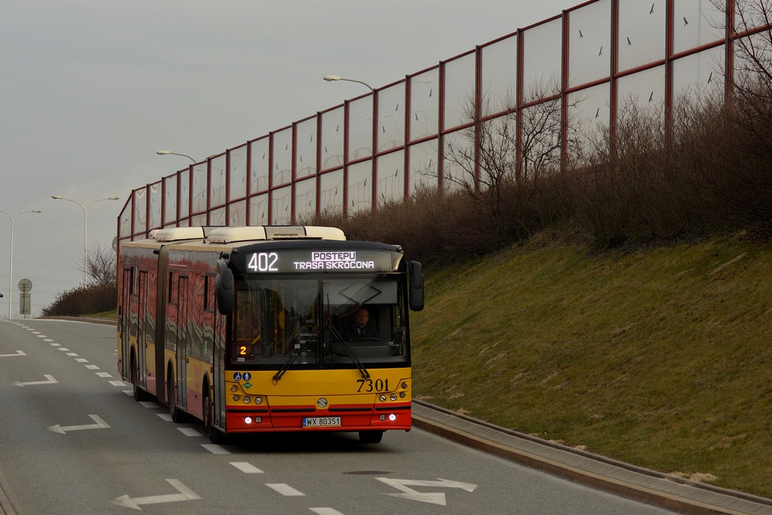 Varsovie, Solbus SM18 LNG # 7301