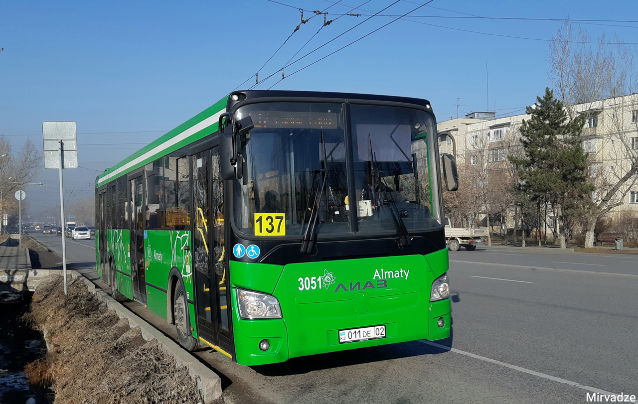 Almaty, LiAZ-5293.60 # 3051