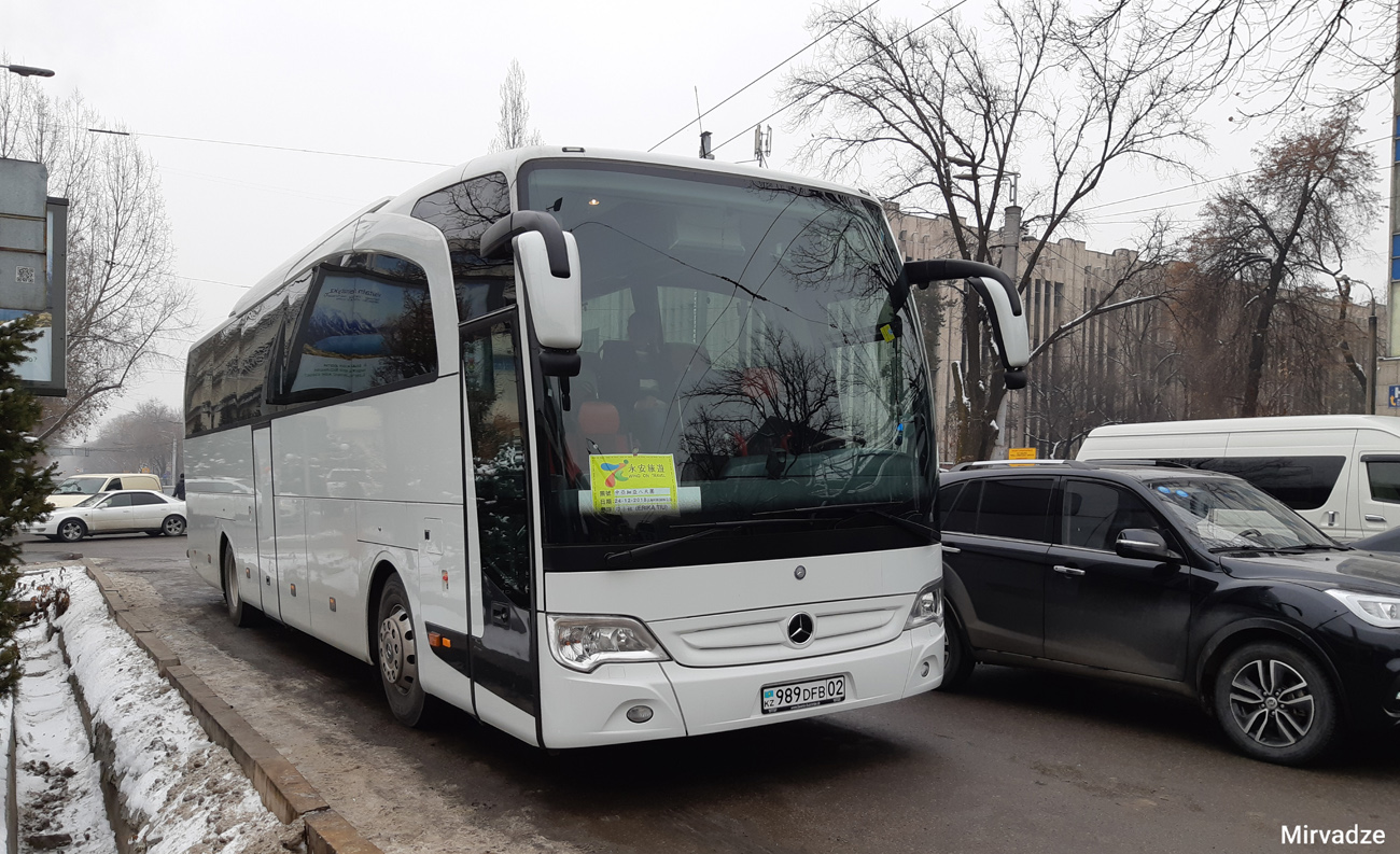 Almaty, Mercedes-Benz Travego II 15RHD Facelift # 989 DFB 02