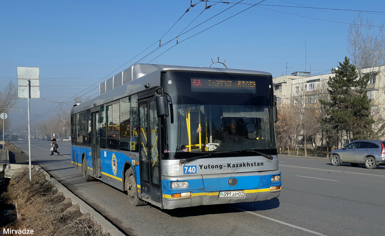 Almaty, Yutong-Kazakhstan ZK6118HGA № 740