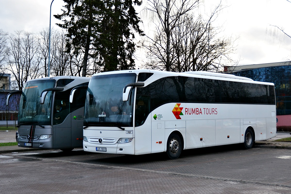 Liepaja, Mercedes-Benz Tourismo 15RHD-II № 707