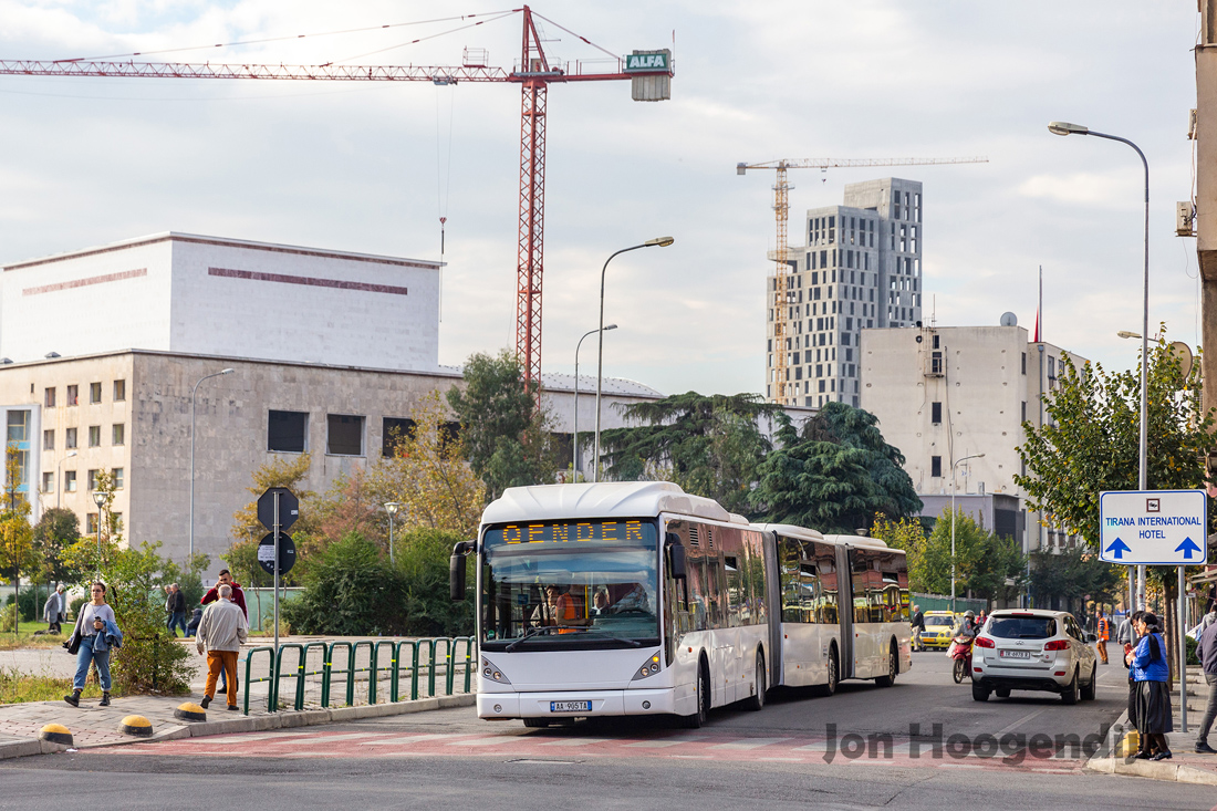 Tirana, Van Hool New AGG300 # 66