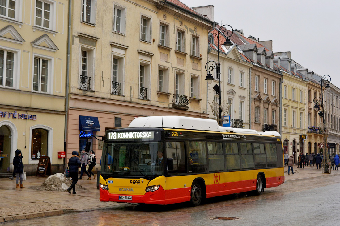 Warsaw, Scania Citywide LF CNG # 9698