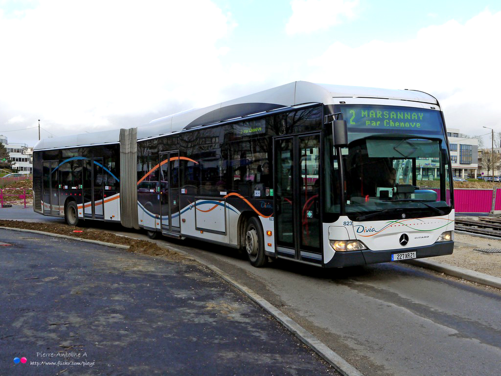 Дижон, Mercedes-Benz O530 Citaro Facelift G CNG BHNS № 823