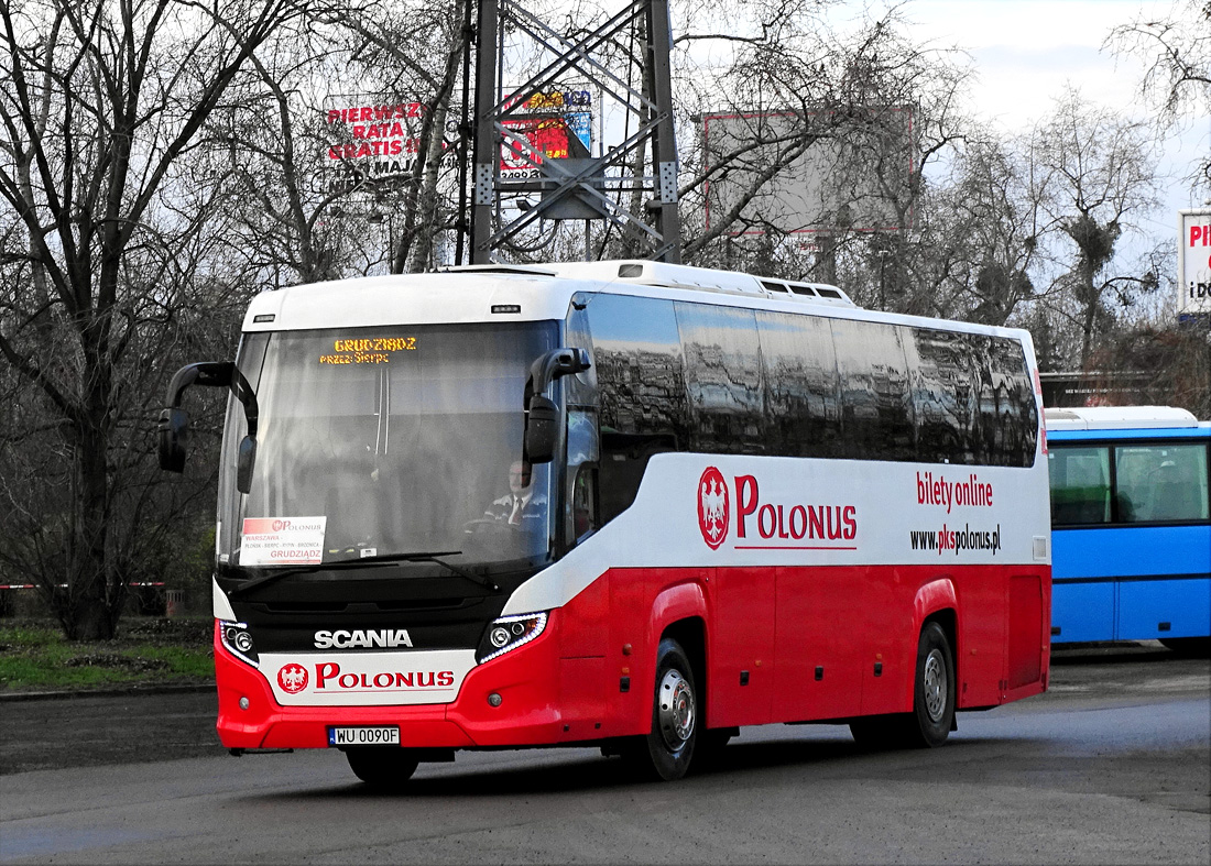 Warschau, Scania Touring HD (Higer A80T) Nr. I031