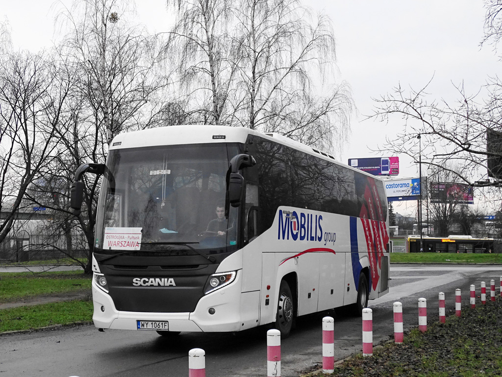 Ostrołęka, Scania Touring HD (Higer A80T) # WY 1061F