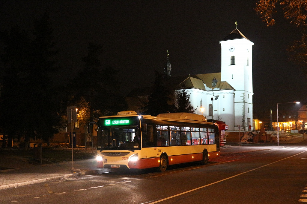 Brno, IVECO Urbanway 12M CNG č. 7071
