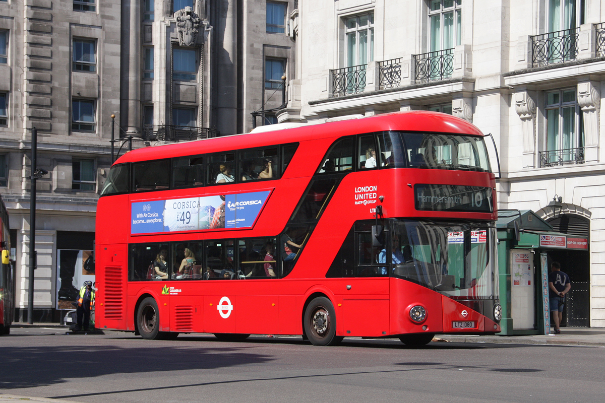 London, Wright New Bus for London # LT80