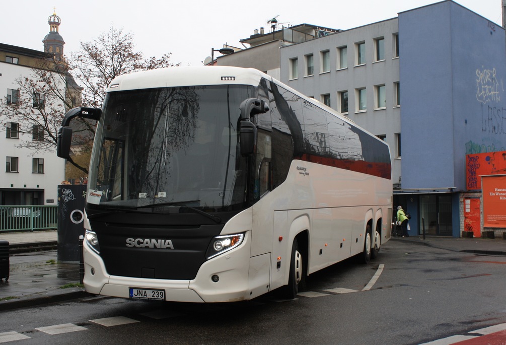 Vilnius, Scania Touring HD (Higer A80T) №: JNA 239