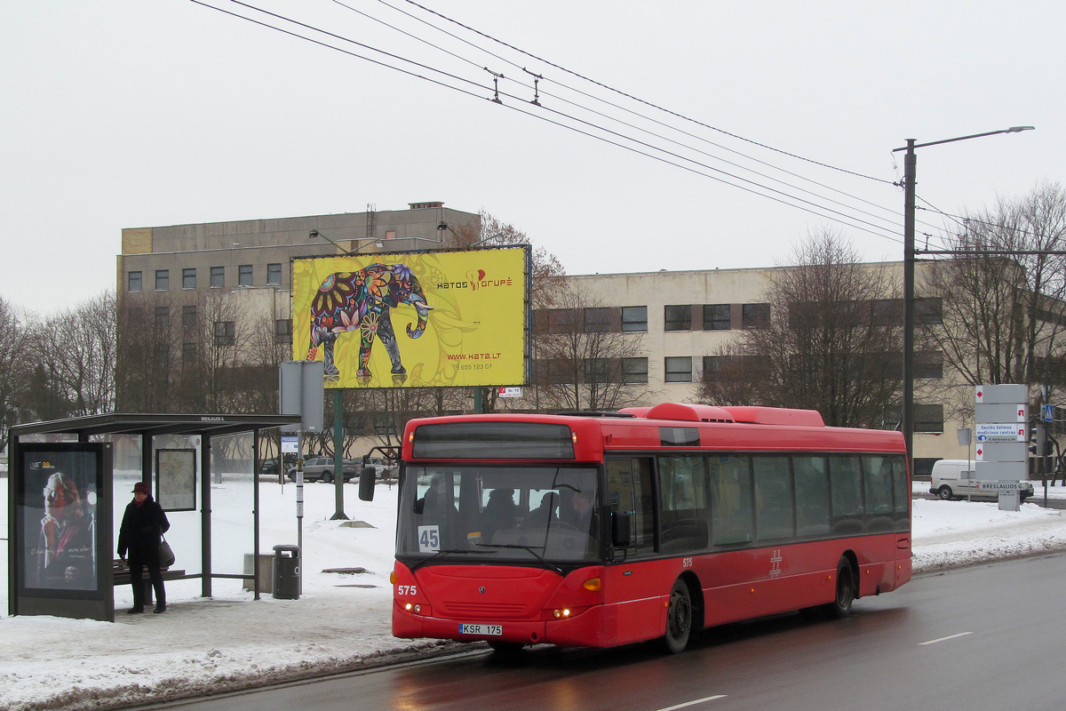 Kaunas, Scania OmniCity CN230UB 4x2EB # 575