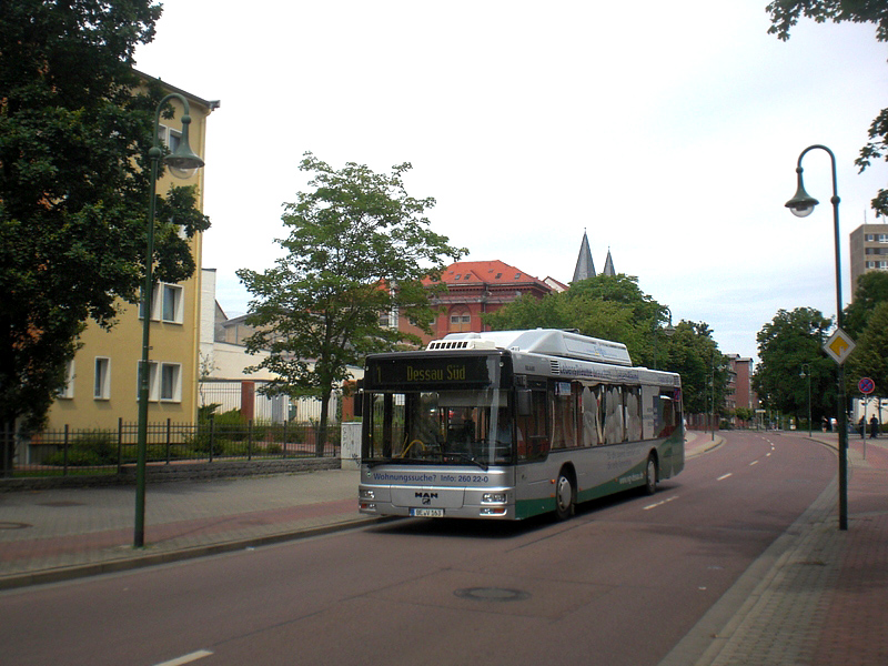 Dessau-Roßlau, MAN A21 NL313 CNG No. 163