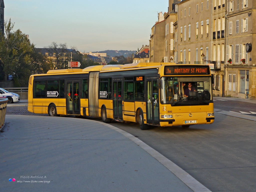 Metz, Irisbus Agora L nr. 0543