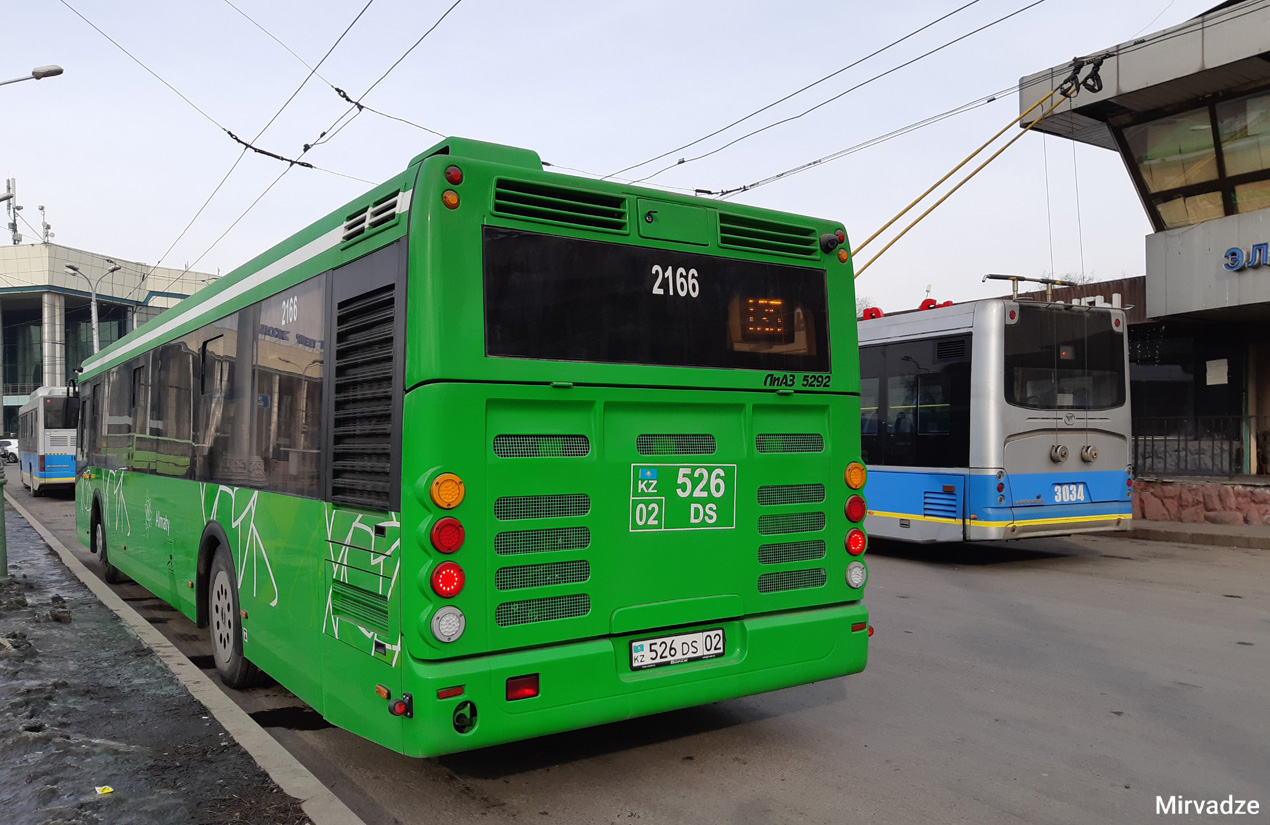 Almaty, ЛиАЗ-5292.65 č. 2166