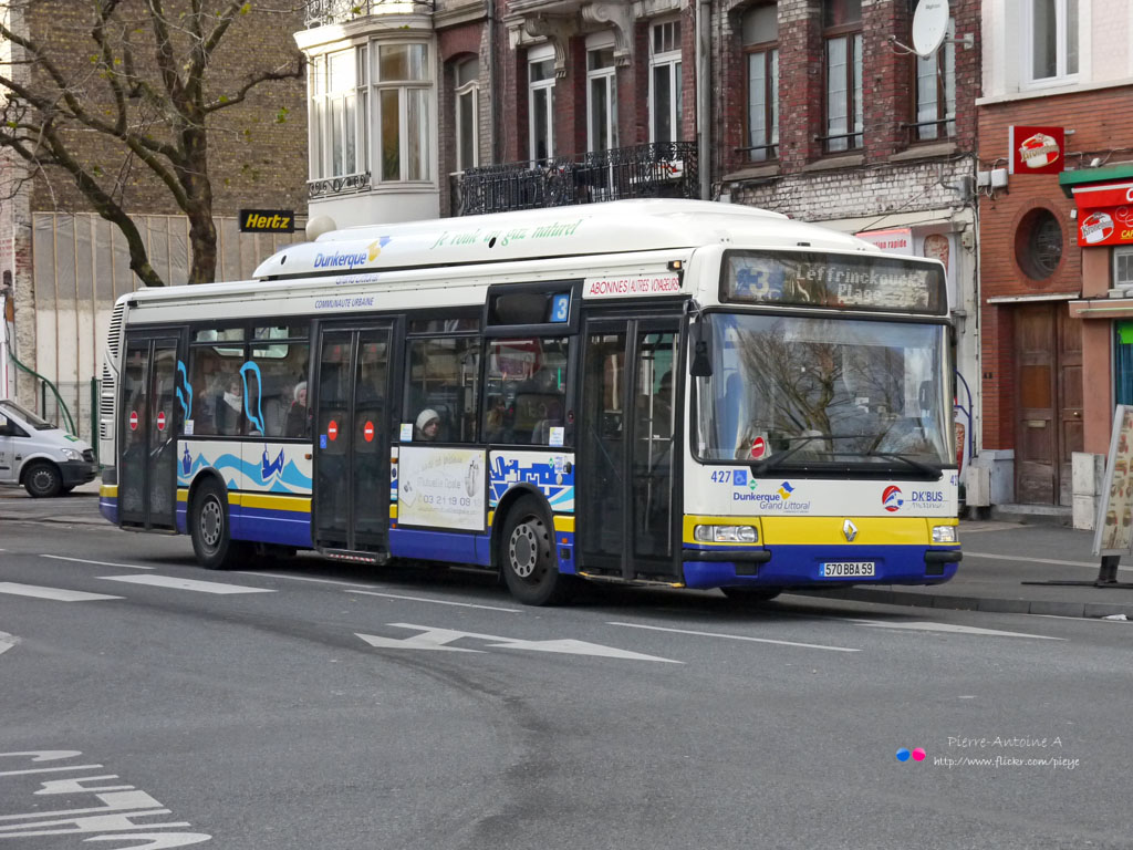 Calais, Irisbus Agora S CNG # 427