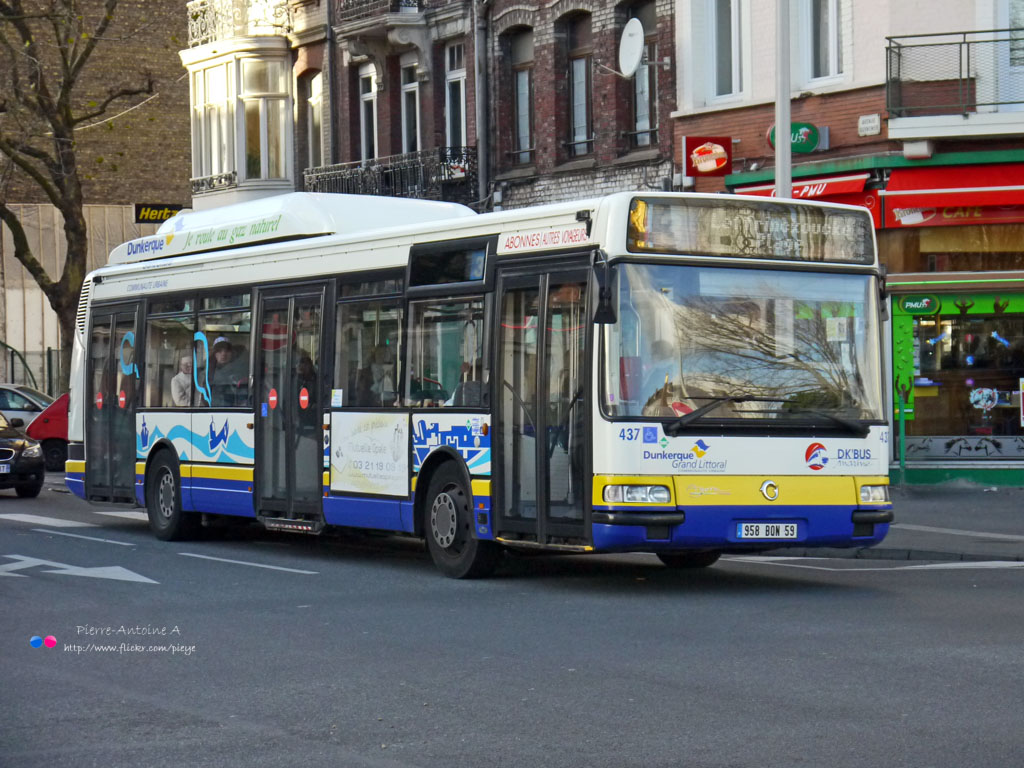Calais, Irisbus Agora S CNG № 437