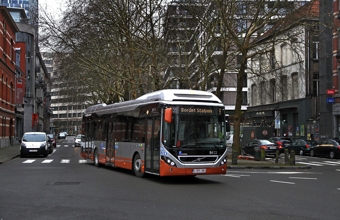 Brussels, Volvo 7900 Hybrid # 9412