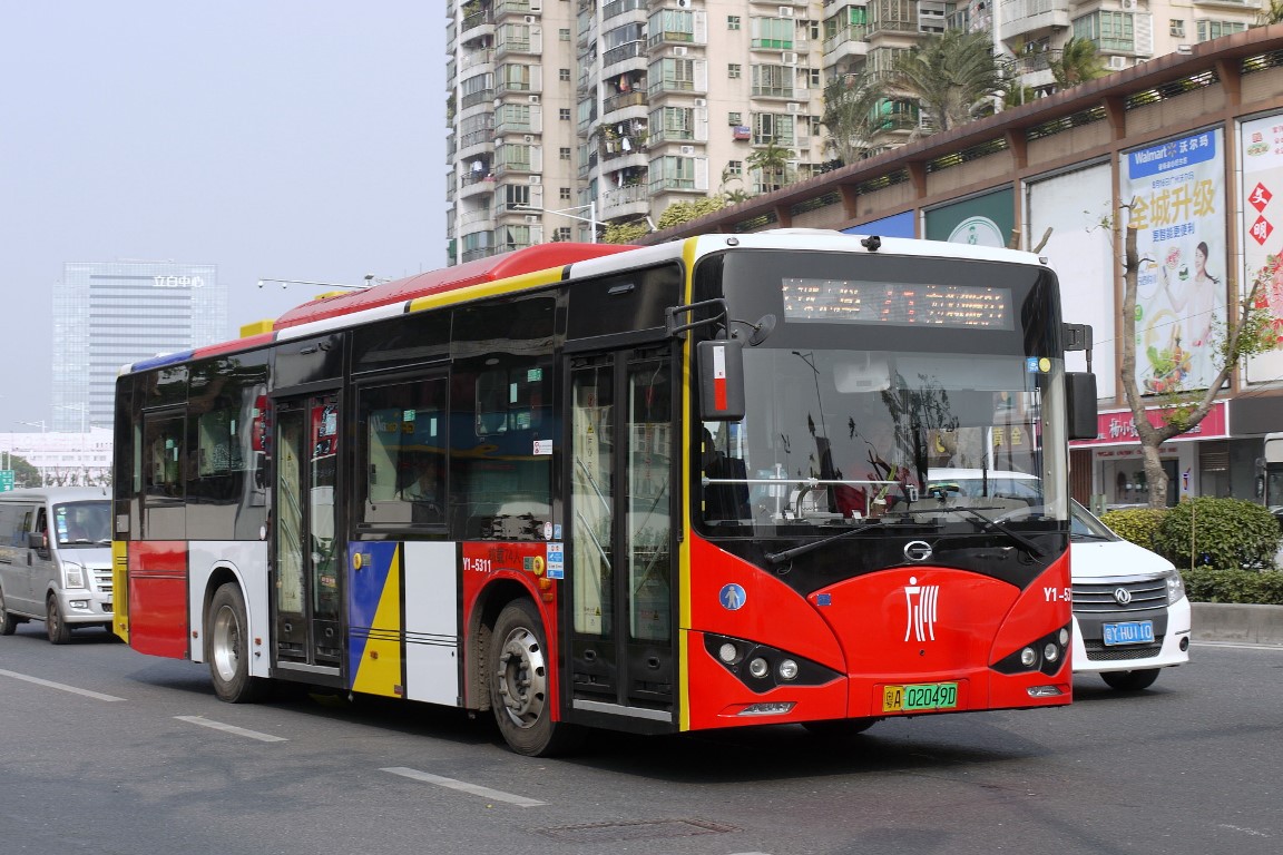 Guangzhou, GAC-BYD GZ6100LGEV5 (K8A) nr. Y1-5311