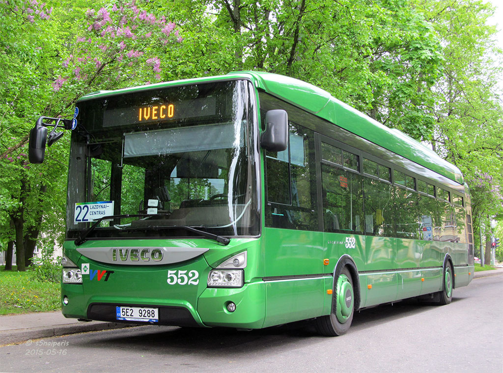 Vilnius, IVECO Urbanway 12M CNG BHNS №: 552