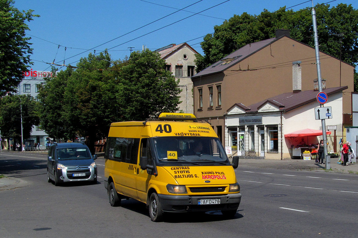 Kaunas, Ford Transit 125T300 # AFD 476