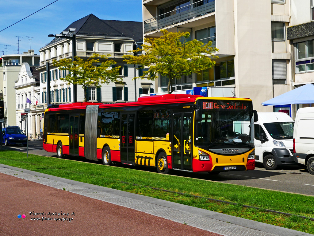 Mulhouse, IVECO Urbanway 18M nr. 704