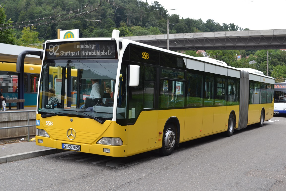 Stuttgart, Mercedes-Benz O530 Citaro G # 7020