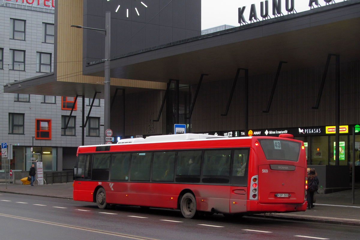 Kaunas, Scania OmniCity CN230UB 4x2EB # 569