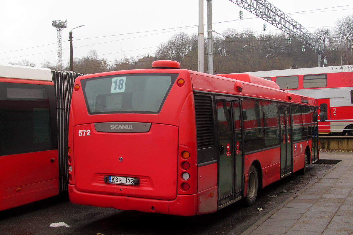 Kaunas, Scania OmniCity CN230UB 4x2EB # 572