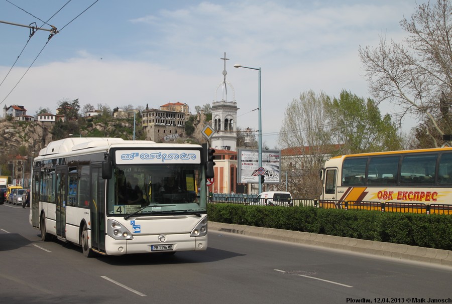 Plovdiv, Irisbus Citelis 12M CNG č. 1196