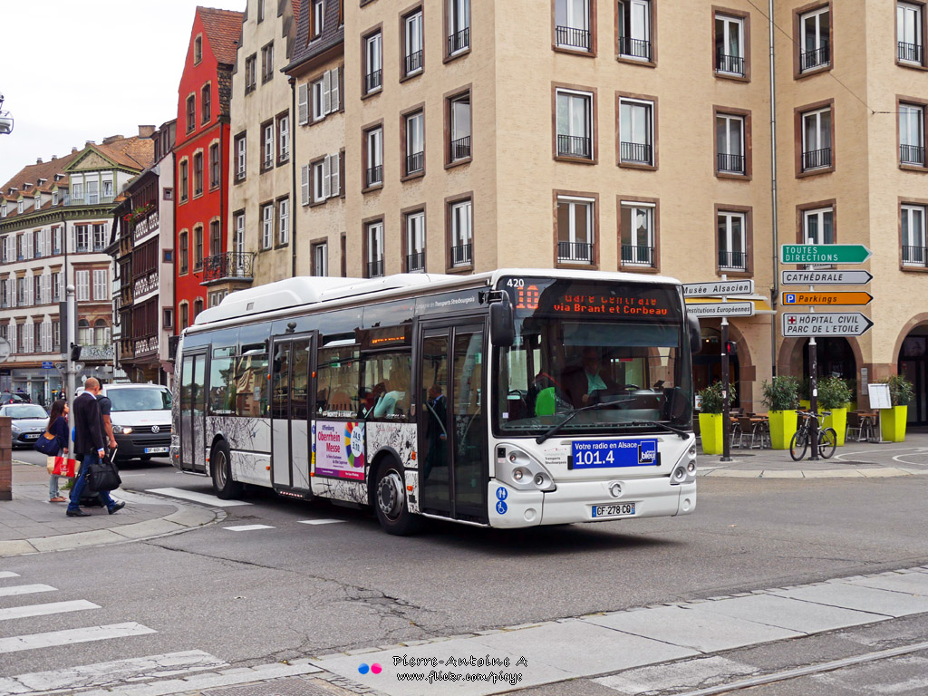 Страсбург, Irisbus Citelis 12M CNG № 420