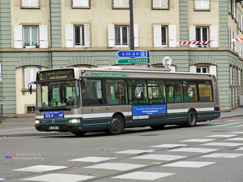 Strasbourg, Irisbus Agora S No. 900