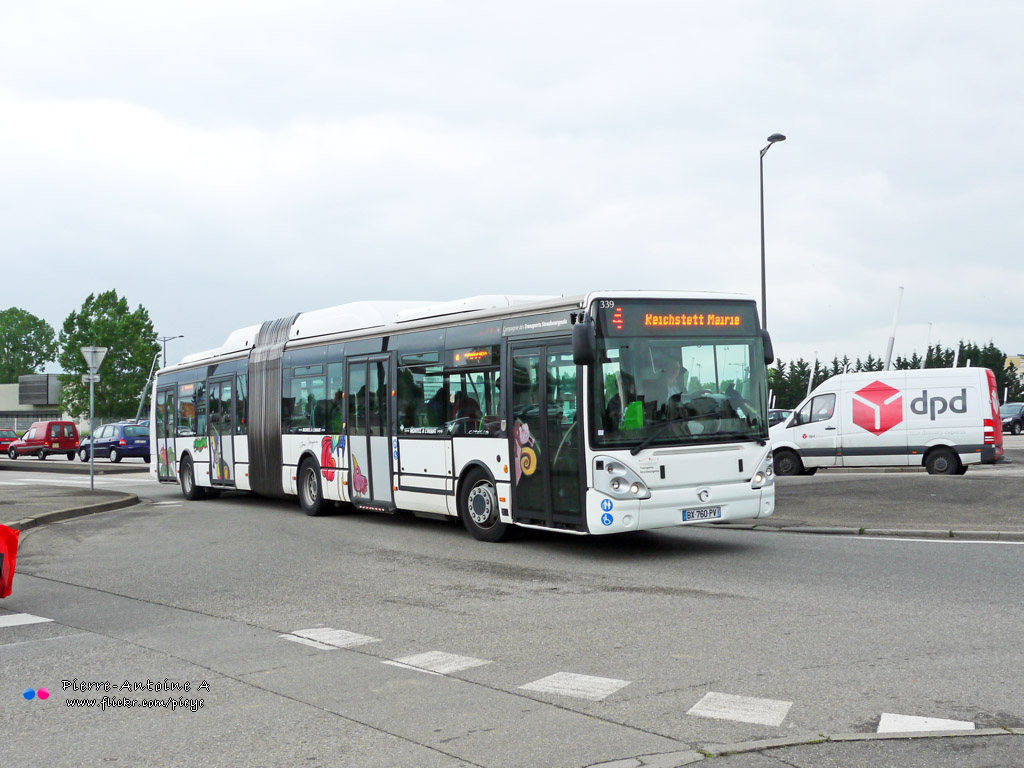 Strasbourg, Irisbus Citelis 18M CNG # 339