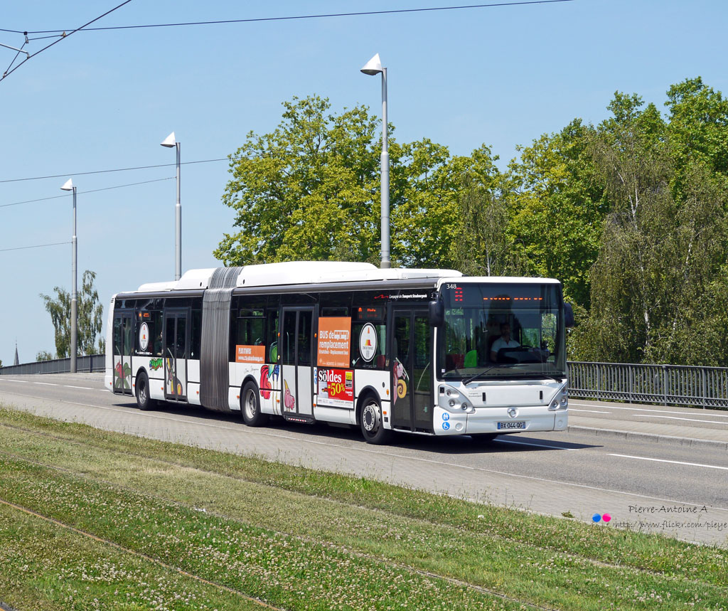 Strasbourg, Irisbus Citelis 18M CNG # 348
