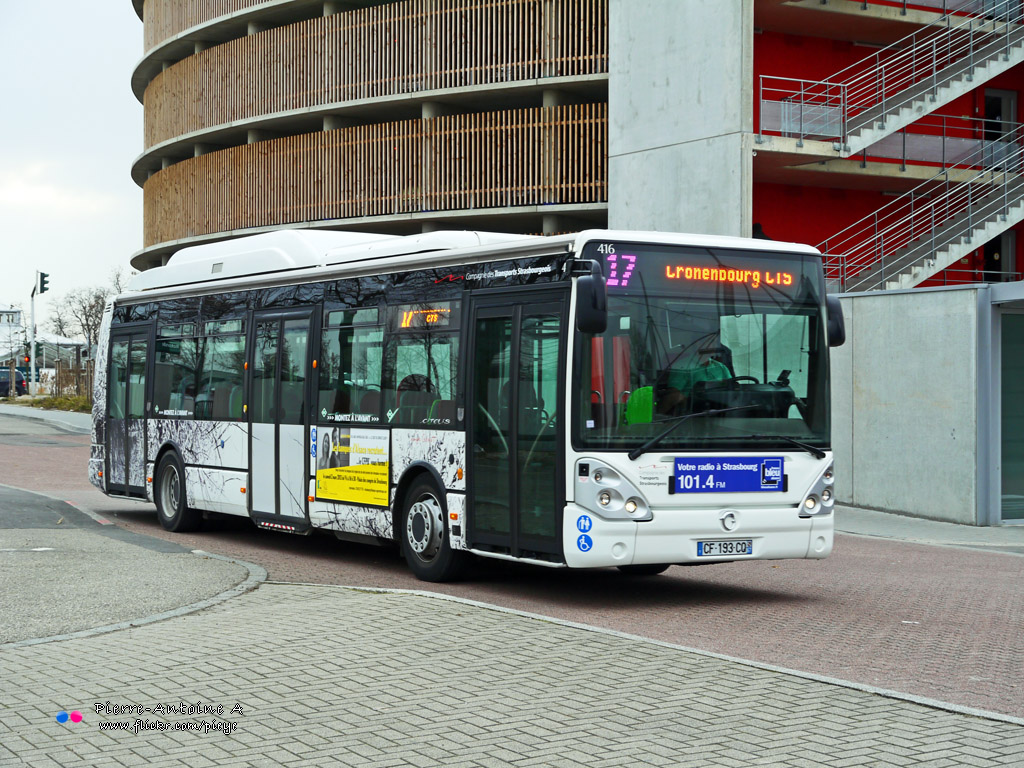 Страсбург, Irisbus Citelis 12M CNG № 416