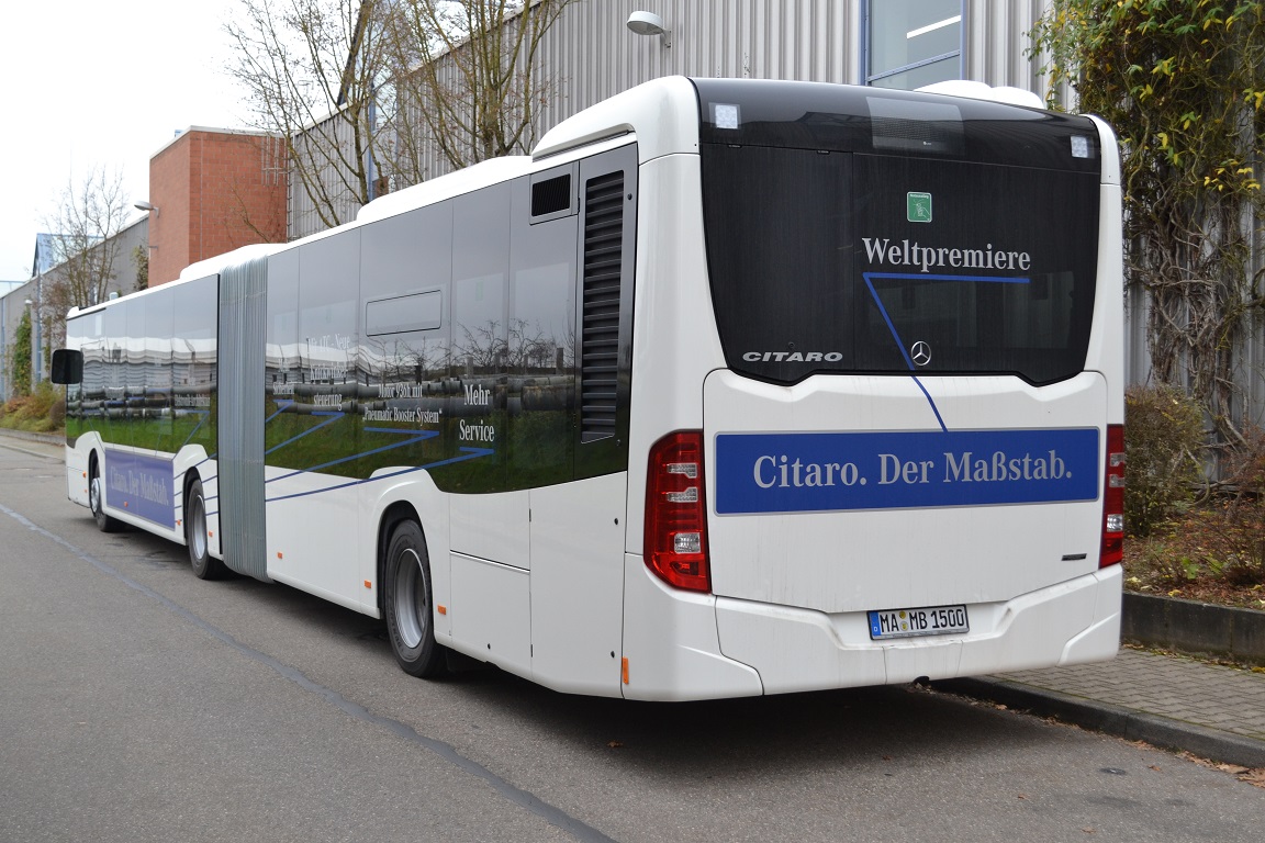 Mannheim, Mercedes-Benz Citaro C2 G # MA-MB 1500