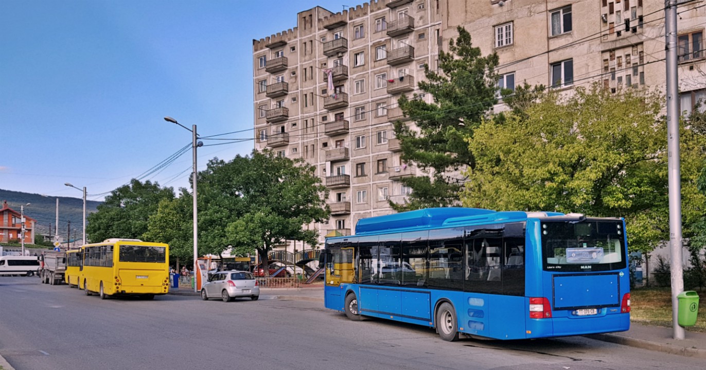 Тбилиси, MAN A21 Lion's City NL313 CNG № TT-078-CB; Тбилиси, Богдан А144.5 № TTC-459