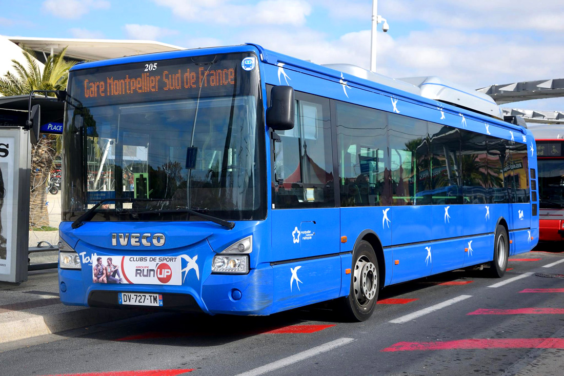 Montpellier, IVECO Urbanway 12M CNG # 205