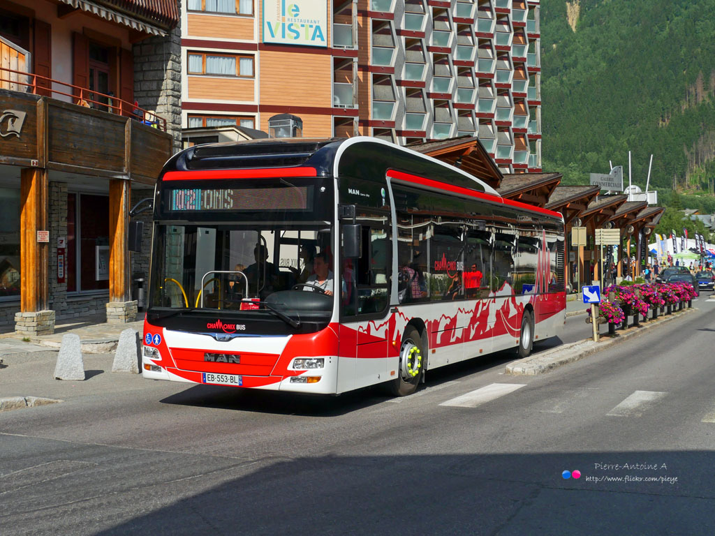 Chamonix-Mont-Blanc, MAN A37 Lion's City NL253 Hybrid # 53