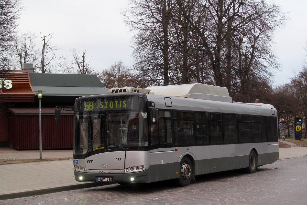 Vilnius, Solaris Urbino III 12 CNG č. 952